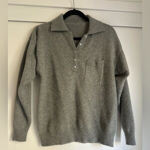 noName 100% Cashmere Grey Sweater